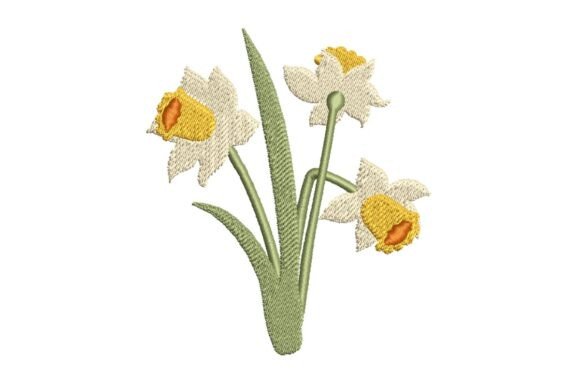 A Professional's Review of the Elegant Daffodils Embroidery Design