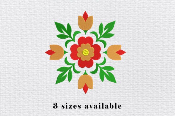 A Timeless Floral Mandala Embroidery File Review