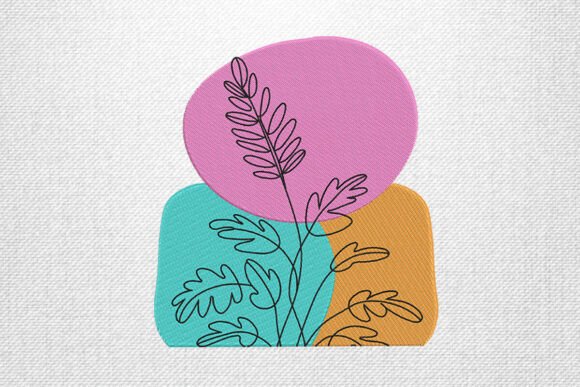 Abstract Leaf Line: A Modern Embroidery Design Review