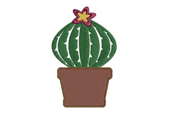 Cactus and Succulent: A Charming Embroidery Design