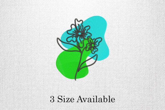 Elegant Flower Embroidery for Craft Fair Success