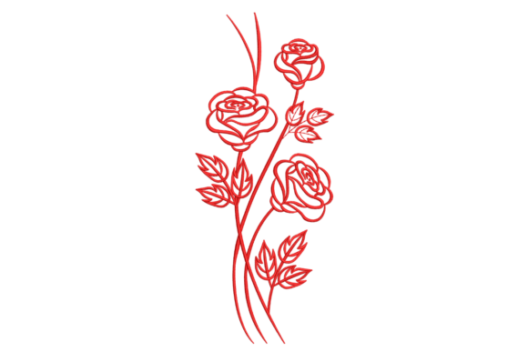 Elegant Rose Trio: A Versatile Design for Business