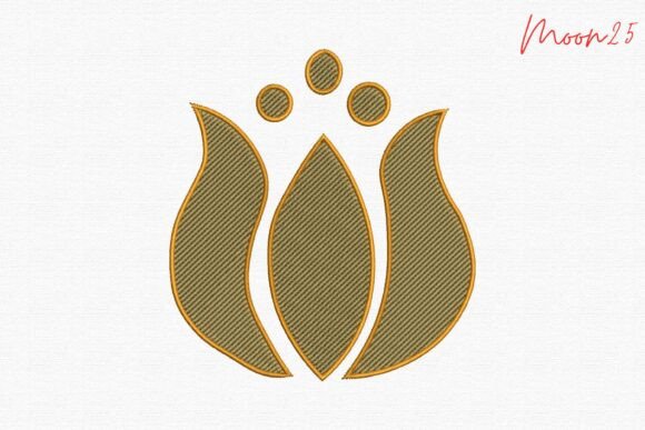 Evaluating Golden Abstract Petal for Your Embroidery Product Line