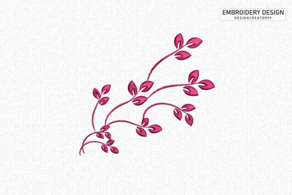 Flower Embroidery Design for Premium Sweatshirts