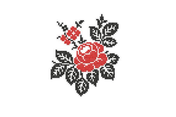 Real Project Review: Cross Stitch Rose Embroidery Pattern